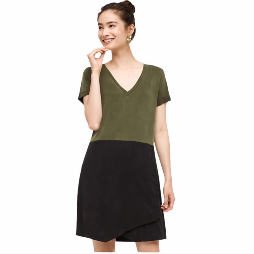 Anthropologie Dolan Color Block Horizon Dress size small